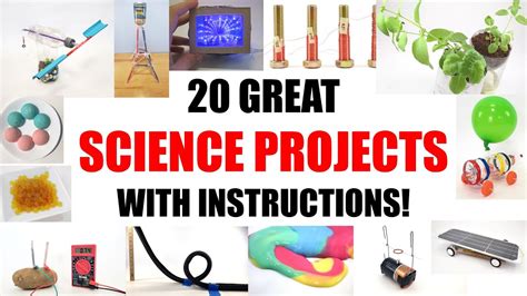 20 Great Science Project Ideas (with instructions!) .